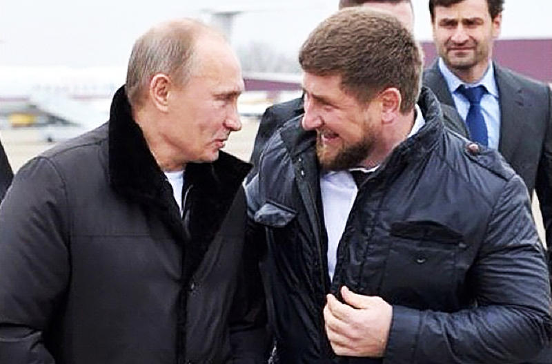 Vladimir Putin si Ramzan Kadirov, Foto: East2West News / WillWest News / Profimedia Images