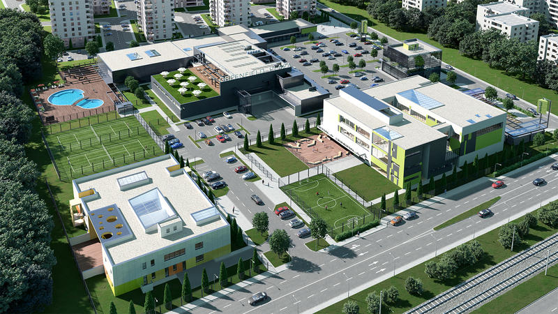 Școală și grădiniță de stat în Greenfield Băneasa, Foto: Impact Developer & Contractor