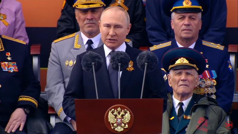 Vladimir Putin, la parada de 9 mai, Foto: Captura video