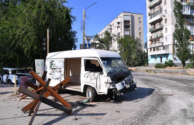 Orașul Severodonețk, epicentrul confruntării din Donbas, Foto: Viktor Antonyuk / Sputnik / Profimedia Images