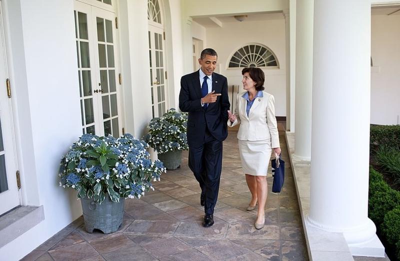 Guvernatoarea Kathy Hochul si fostul presedinte Obama, Foto: Wikipedia