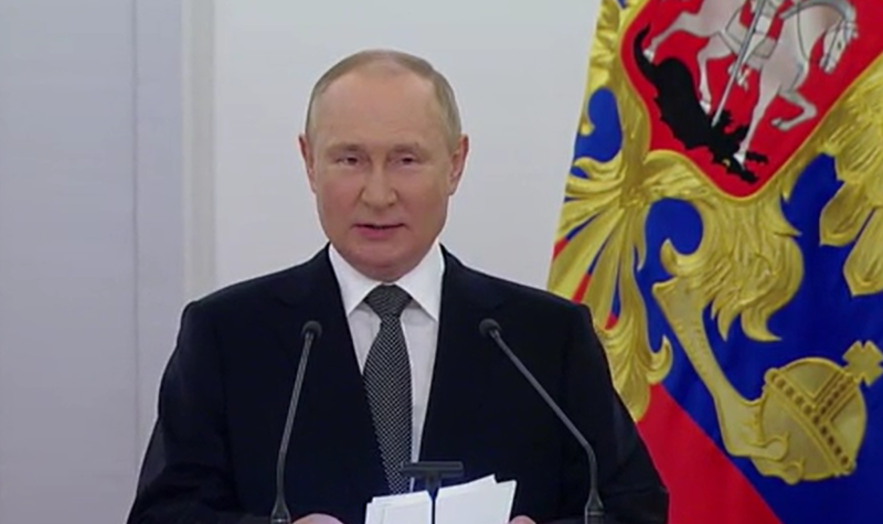Vladimir Putin de Ziua Rusiei, Foto: Captura video