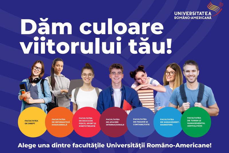 ​Încep înscrierile la Universitatea Româno-Americană, Foto: Universitatea Româno-Americană