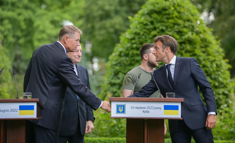 Klaus Iohannis, la Kiev, Foto: Administratia Prezidentiala