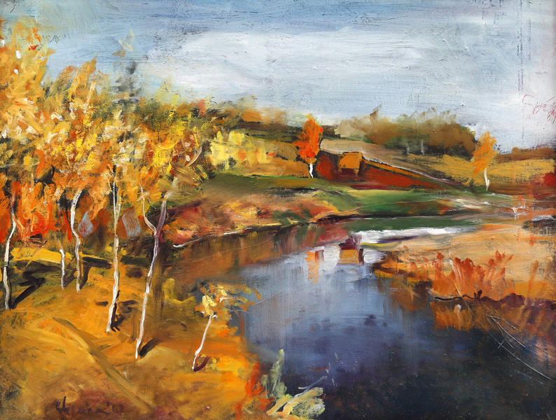 Peisaj de toamnă - Adrian Ghenie, Foto: Artmark