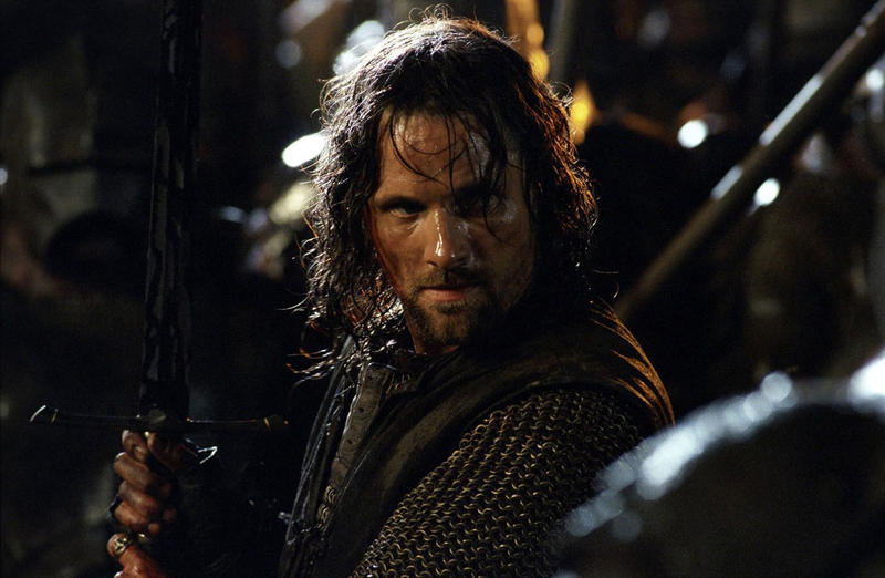 Viggo Mortensen in rolul lui Aragorn din „Stapanul inelelor”, Foto: Rights Managed / Mary Evans Picture Library / Profimedia Images