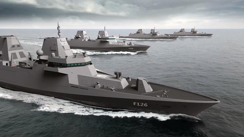 Fregatele F-126 ale marinei germane, Foto: Thales