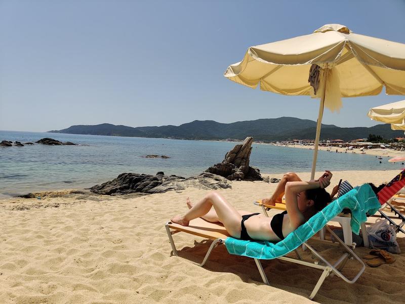 La plajă, Foto: HotNews.ro / Victor Cozmei