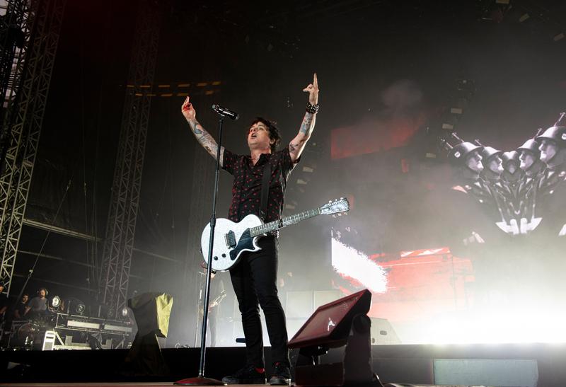 Billie Joe Armstrong, solistul trupei Green Day, Foto: Dafydd Owen / Avalon / Profimedia