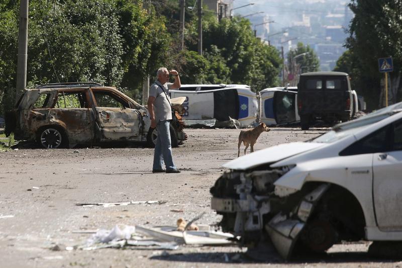 Război în Ucraina: lupte intense în Lisiciansk, oraș de pe linia frontului, Foto: Profimedia Images