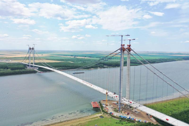 Podul de la Braila, Foto: Facebook - Cristian Pistol