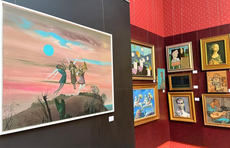 Armonie în zori - Felix Aftene, în Expoziția de Artă Contemporană, Foto: Artmark