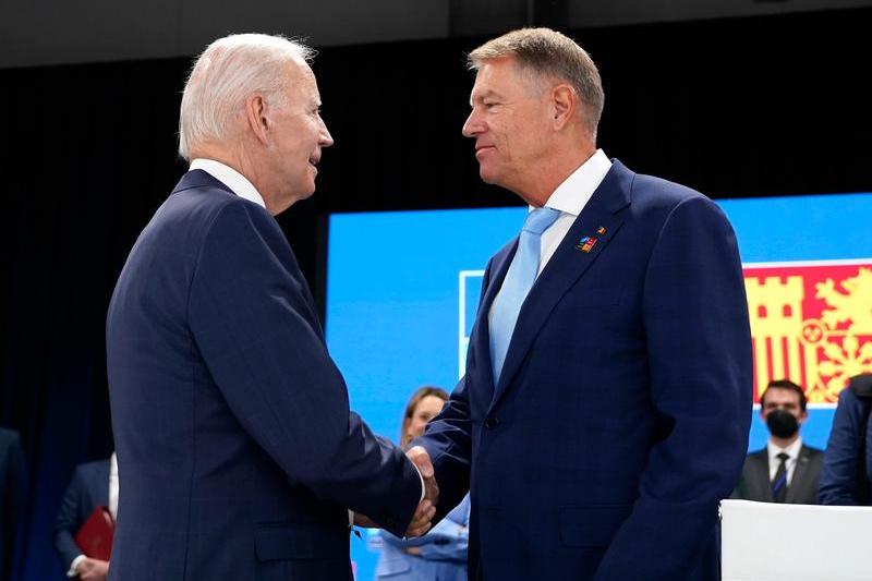 Joe Biden și Klaus Iohannis, Foto: Susan Walsh / AP / Profimedia