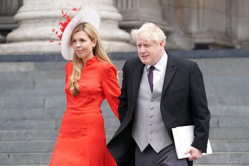 Boris Johnson și soția sa Carrie Johnson, Foto: Kirsty O'Connor/WPA Pool / Shutterstock Editorial / Profimedia