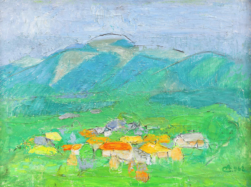 Peisaj la Breaza - Alexandru Ciucurencu, Foto: Artmark