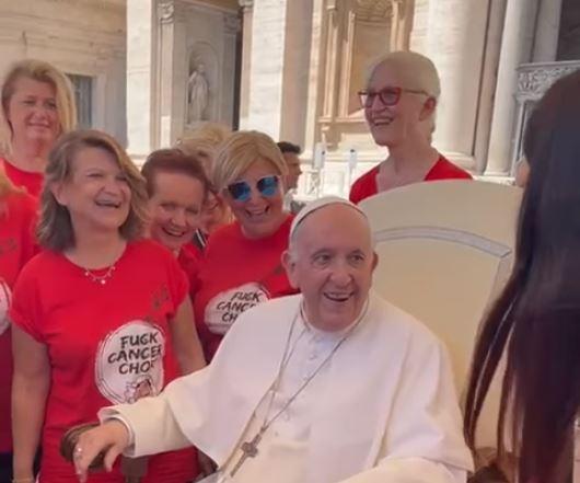 Papa Francisc nu are o problemă cu cuvântul „Fuck”, Foto: Captura Facebook