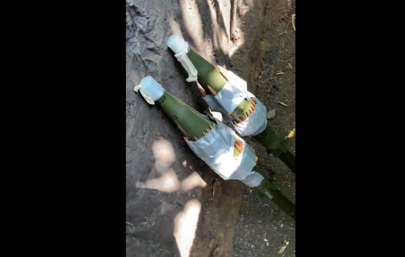 Grenade modificate de soldatii ucraineni pentru impact maxim, Foto: Captura video