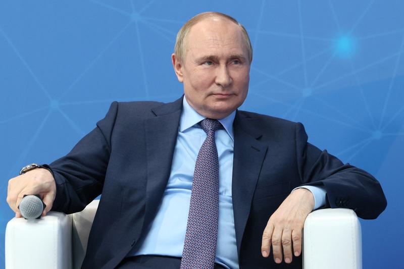 Vladimir Putin la întâlnirea cu tinerii antreprenori, Foto: Mikhail Metzel / AFP / Profimedia