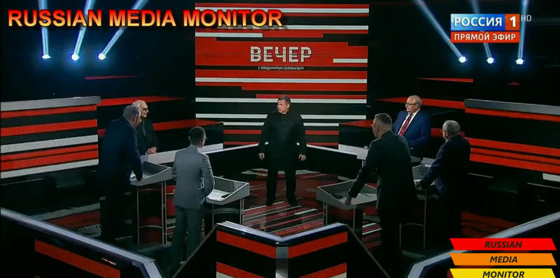 Dezbatere privind executarea prizonierilor la televiziunile rusesti, Foto: Captura video