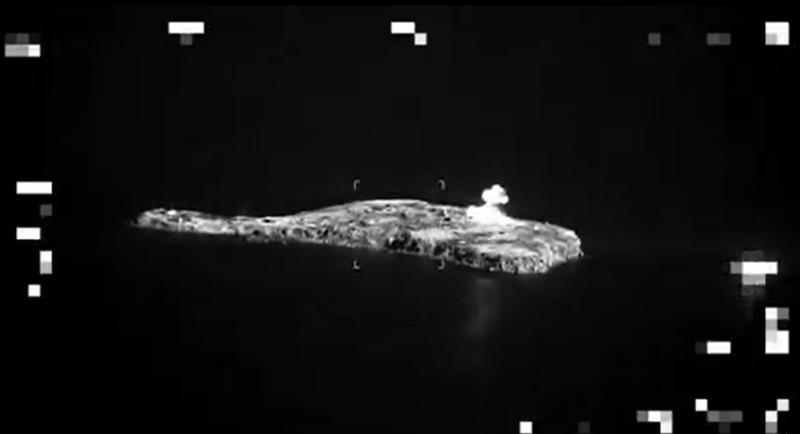 Insula Șerpilor, lovită cu bombe cu fosfor, Foto: Facebook/ General Staff of the Armed Forces of Ukraine