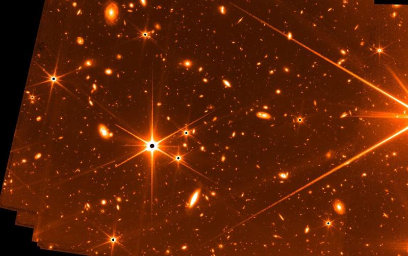 O imagine de test obtinuta de telescopul James Webb, Foto: NASA