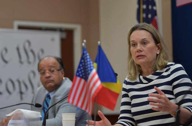 Julianne Smith, ambasadorul SUA la NATO, Foto: Ambasada SUA