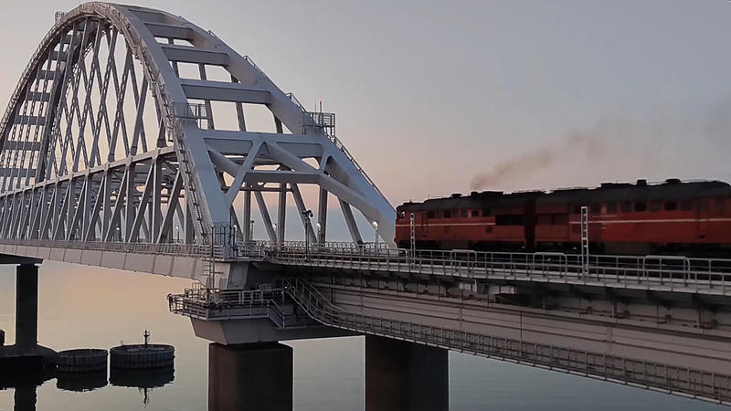 Podul Crimeei, Foto: Russian Defence Ministry / TASS / Profimedia