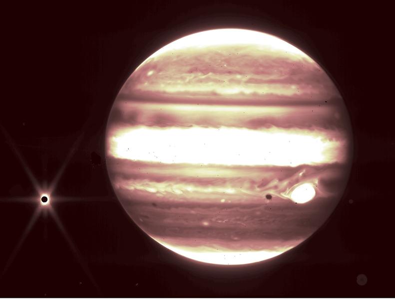 Jupiter vazut de telescopul James Webb, Foto: NASA