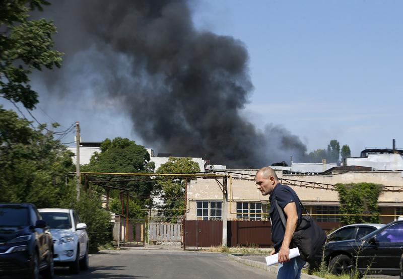 Oraşul Odesa a fost bombardat, Foto: Vladimir Sindeyeve/NurPhoto / Shutterstock Editorial / Profimedia