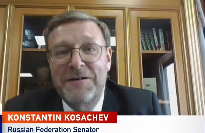 Konstantin Kosachev, senator rus, Foto: Captura video