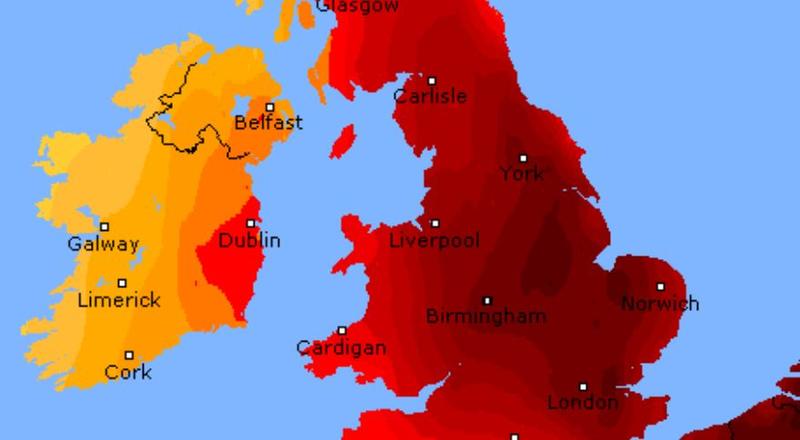 Recorduri de temperatura in UK, Foto: weatheronline.co.uk