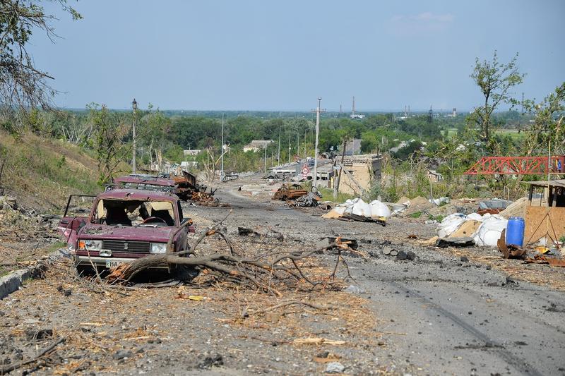 Instantaneu de razboi in Lysychansk, Foto: Madeleine Kelly/SOPA Images / Shutterstock Editorial / Profimedia