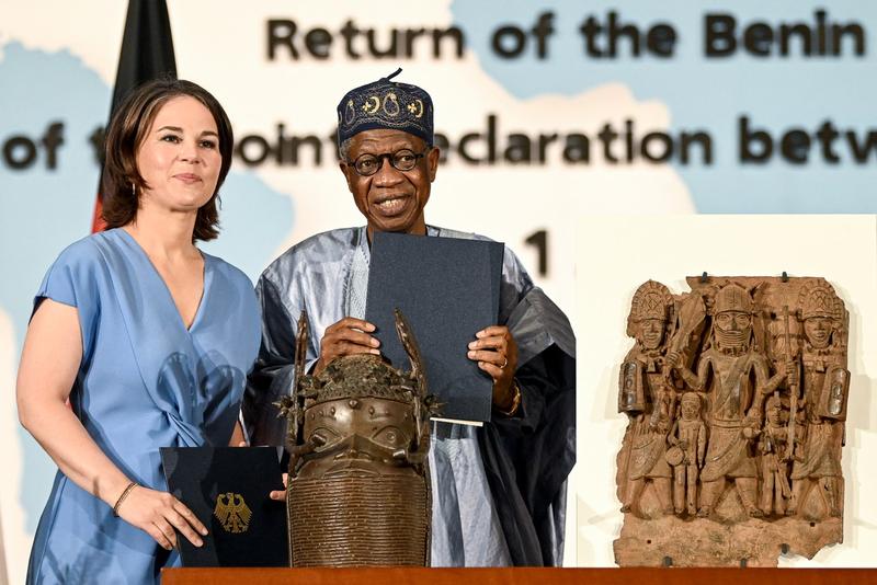 ​Germania a predat Nigeriei primele bronzuri de Benin furate în perioada colonială, Foto: BRITTA PEDERSEN / AFP / Profimedia