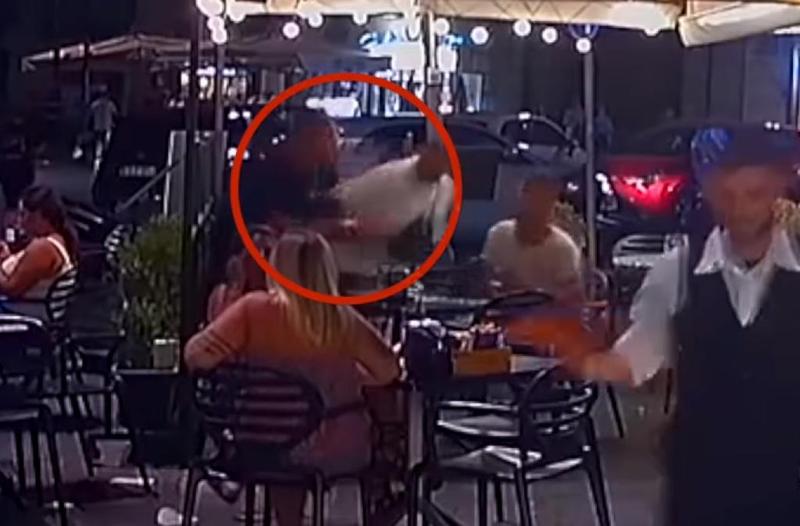 Jaf la o cafenea din Napoli, Foto: Captura