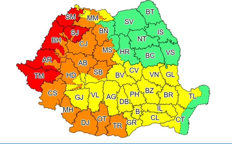 Cod rosu de caldura - 23 iulie, Foto: ANM