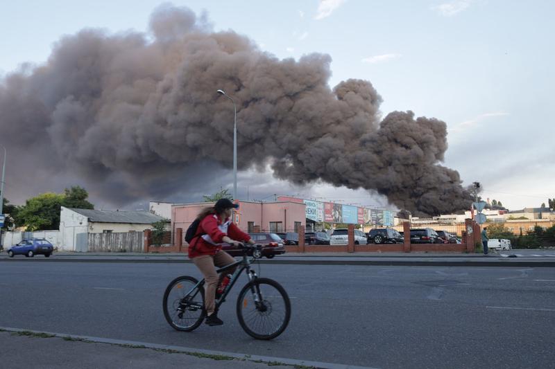 Urmările unui atac cu rachete în Odesa, Foto: Oleksandr GIMANOV / AFP / Profimedia