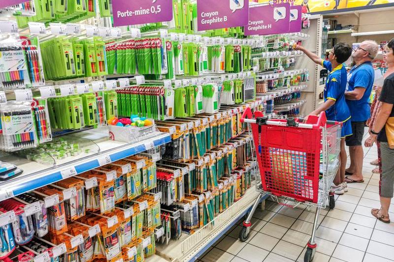 Supermarket din Franța, Foto: Nicolas Guyonnet / AFP / Profimedia