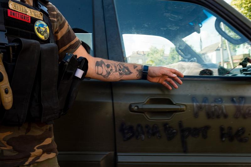 Soldat ucrainean în Nikolaev, Foto: Maciek Musialek/NurPhoto / Shutterstock Editorial / Profimedia