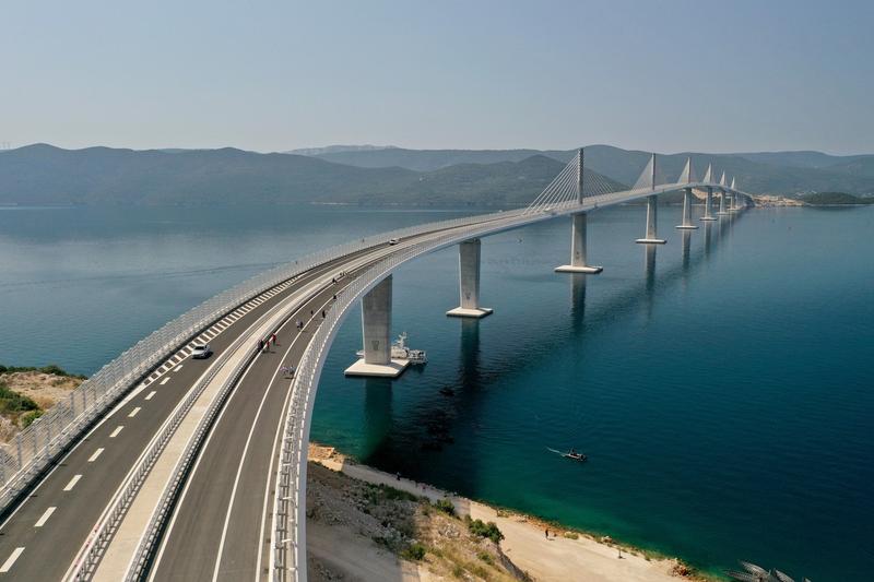 Podul Peljesac, inaugurat în Croaţia, Foto: AP / AP - The Associated Press / Profimedia