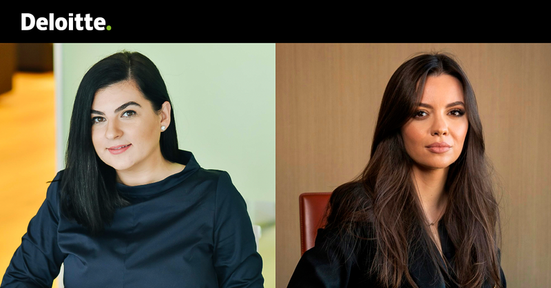 Victoria Dobre, Raluca Ciocîia, Foto: Deloitte Romania