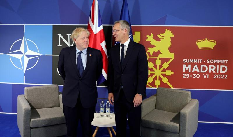 Boris Johnson si Jens Stoltenberg, Foto: Andrew Parsons / Avalon / Profimedia