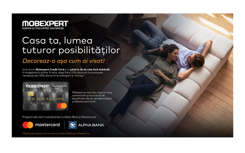 Mobexpert și Alpha Bank lansează un card co-branded, Foto: Alpha Bank