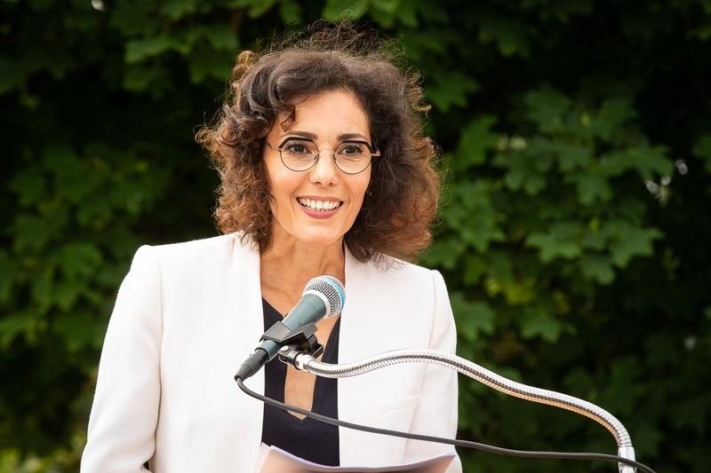 Hadja Lahbib, noul ministru belgian de Externe, Foto: James Arthur Gekiere / AFP / Profimedia Images