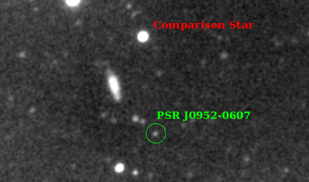 Sistemul binar in care se afla PSR J0952-0607, Foto: Wikipedia