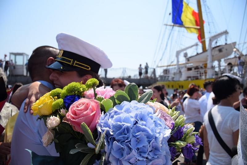 ​Nava-şcoală Mircea a revenit în Portul Constanţa, după un marş de instrucţie de 54 de zile, Foto: Facebook/ Ministerul Apararii Nationale, Romania - www.mapn.ro