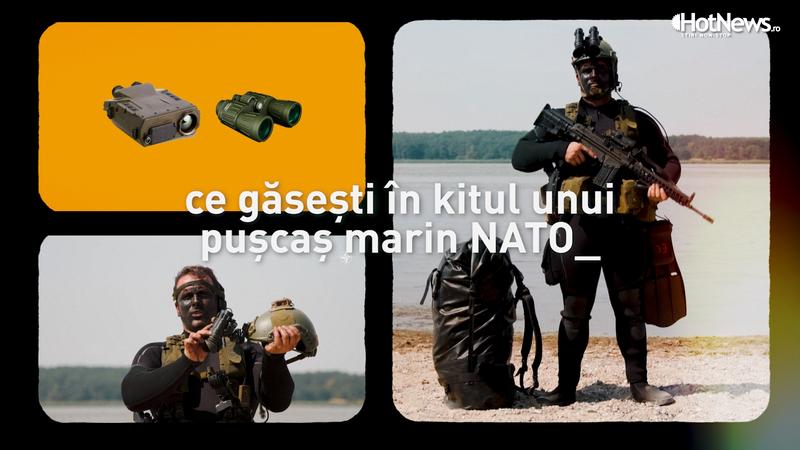 Ce găsești în kitul unui pușcaș marin NATO, Foto: Hotnews