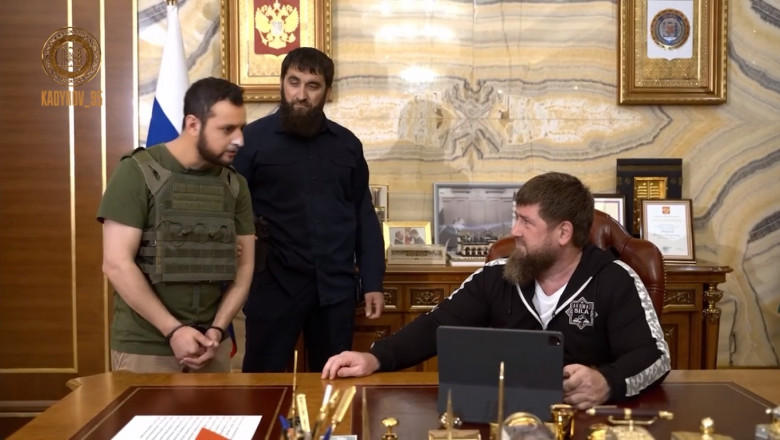Ramzan Kadirov a prins gustul actoriei, Foto: Captura video