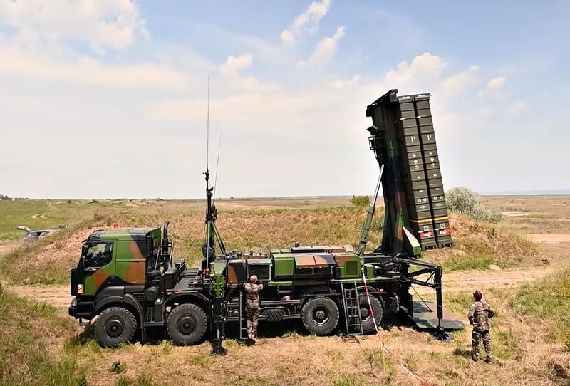 Sistemul antiaerian MAMBA in poligonul de la Capu Midia, Foto: Armata franceză