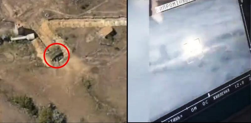 Lovitura drona Stugna-P reusita de ucraineni, Foto: Captura video