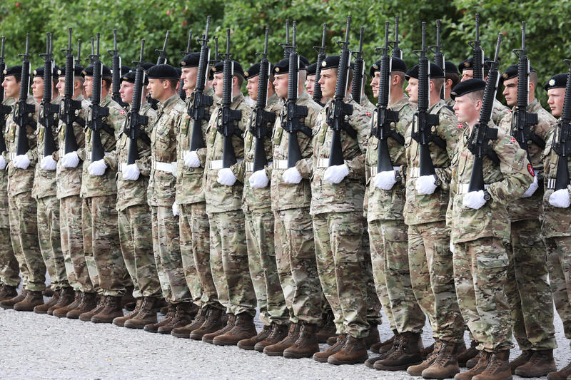 Soldati danezi la o ceremonie in Copenhaga, Foto: John Randeris / AFP / Profimedia Images